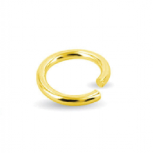 Jump Ring Open, Round - 18ct Yellow Gold