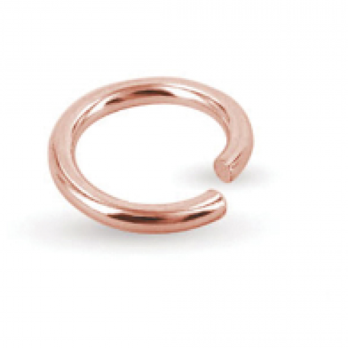 Jump Ring Open, Round - 9ct Rose Gold