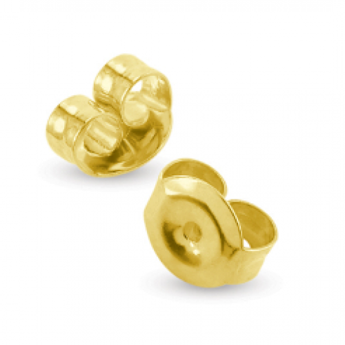 9ct Yellow Gold, scrolls & disc