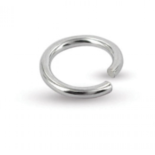 Jump Ring Open, Round - Sterling Silver 