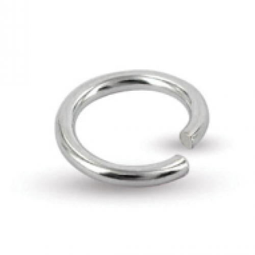 Jump Ring Open, Round - Sterling Silver 