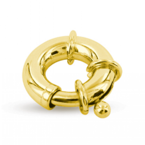 Bolt Ring - 10mm to 20mm, 9ct Yellow Gold
