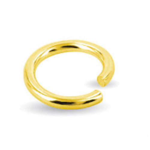 Jump Ring Open, Round - Rolled Gold & Gold Plated 