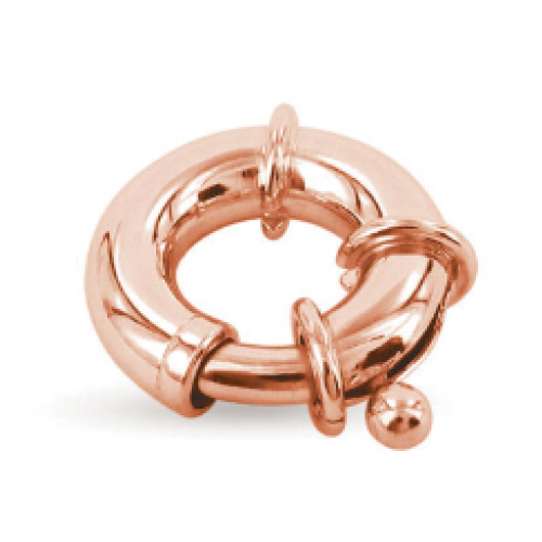 Jumbo Bolt Ring - 9ct Rose & 9ct White Gold